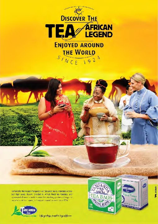 Tanganda Tea supplied print campaign execution